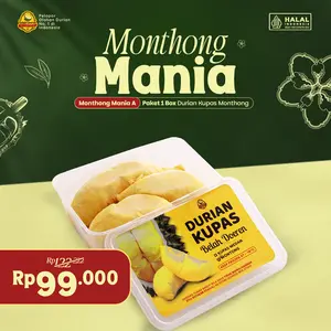 Paket Monthong Mania A (1 Box Durian Monthong Kupas)