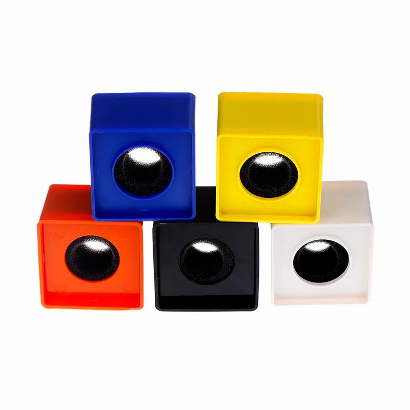 ABS khối vuông hình cuộc phỏng vấn ktv mic lá cờ logo microphone trạm nóng 1pc