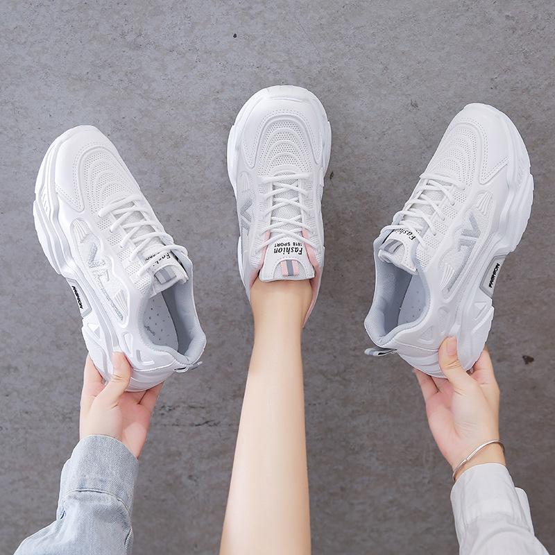 Cani "Free Box" (Size 37 - 42) Jiwoo Sepatu Wanita Sneakers Bertali Kasual Fashion Sport Anti Slip 9003 5