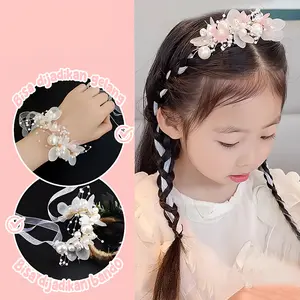 Yarra Gelang Wanita Bunga Rumbai Mutiara Pearl Hiasan Tangan Aksesoris Tangan Kekinian AK412