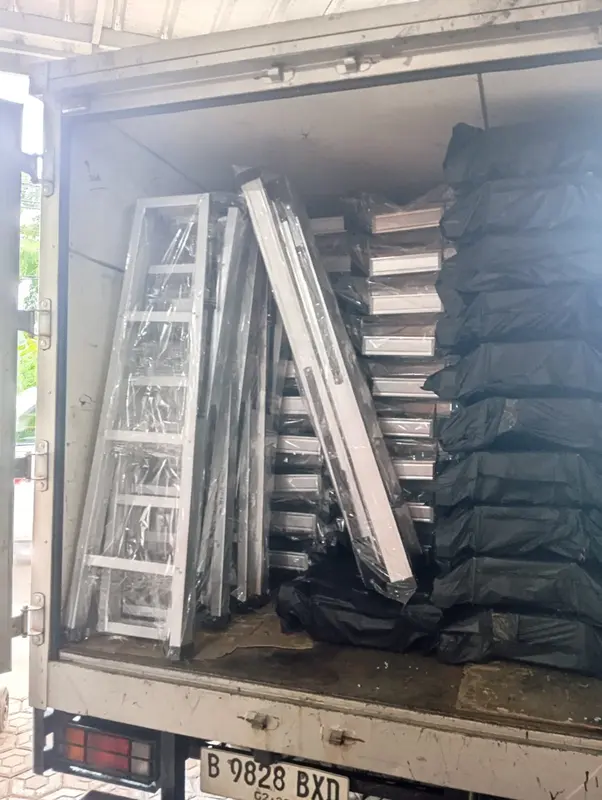 Tangga Lipat Jumbo Multifungsi Kuat & Kokoh Bahan Baja Ringan 7