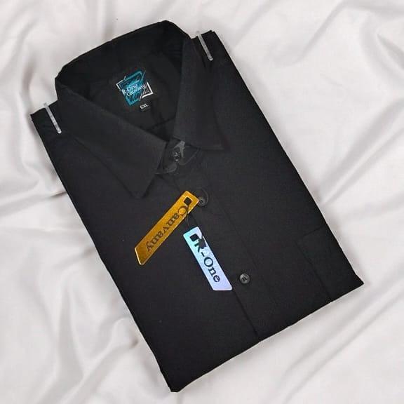 R-ONE CANVANY KEMEJA POLOS LENGAN PENDEK KEMEJA SANTRI KEMEJA KERJA KEMEJA FORMAL KEMEJA BAHAN KATUN 2