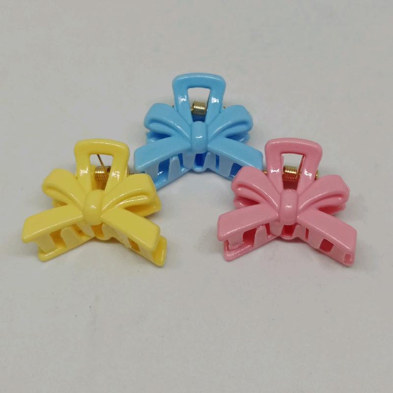 jepit rambut mini isi 3pcs bentuk pita 0