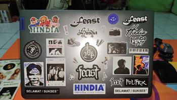 Product Review of 16pcs FEAST Band Indie Sticker Pack | Stiker HP Stiker Laptop Helm from a**t 0