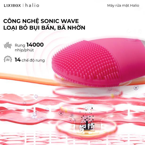 Máy Rửa Mặt Halio Facial Cleansing & Massaging Device - Dành Cho Mọi Loại Da