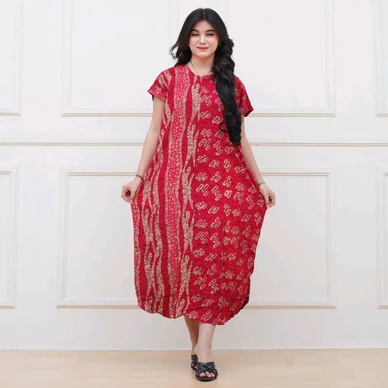 DASTER SALUR LOWO JUMBO BATIK PEKALONGAN LD 140 BUSUI Ibu Menyusui Nyaman Rayon Wanita 6
