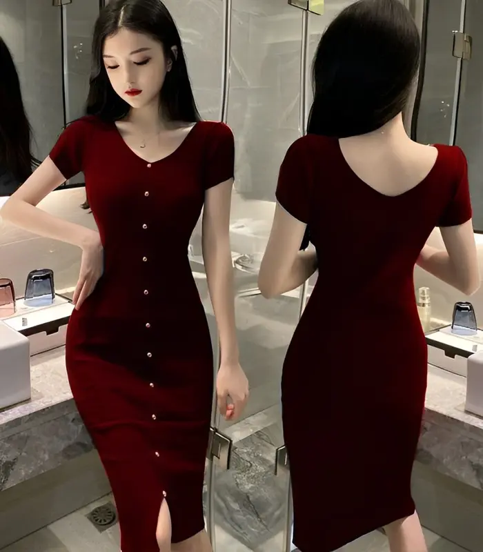 ZRS Dress Rajut Emmy Ld 90 - 100 cm P 100 cm B 200 gr Cotton Polyester #4411 6
