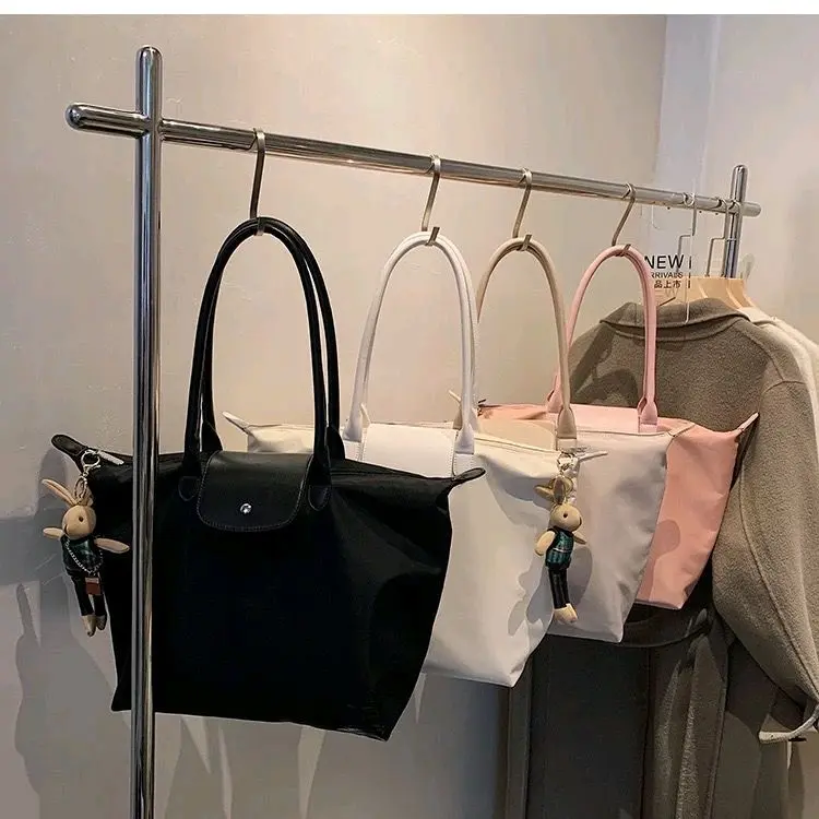 lc medium tote bag wanita cuir neo/ tas kuliah wanita/tas bahu wanita rasleting tanpa gantungan