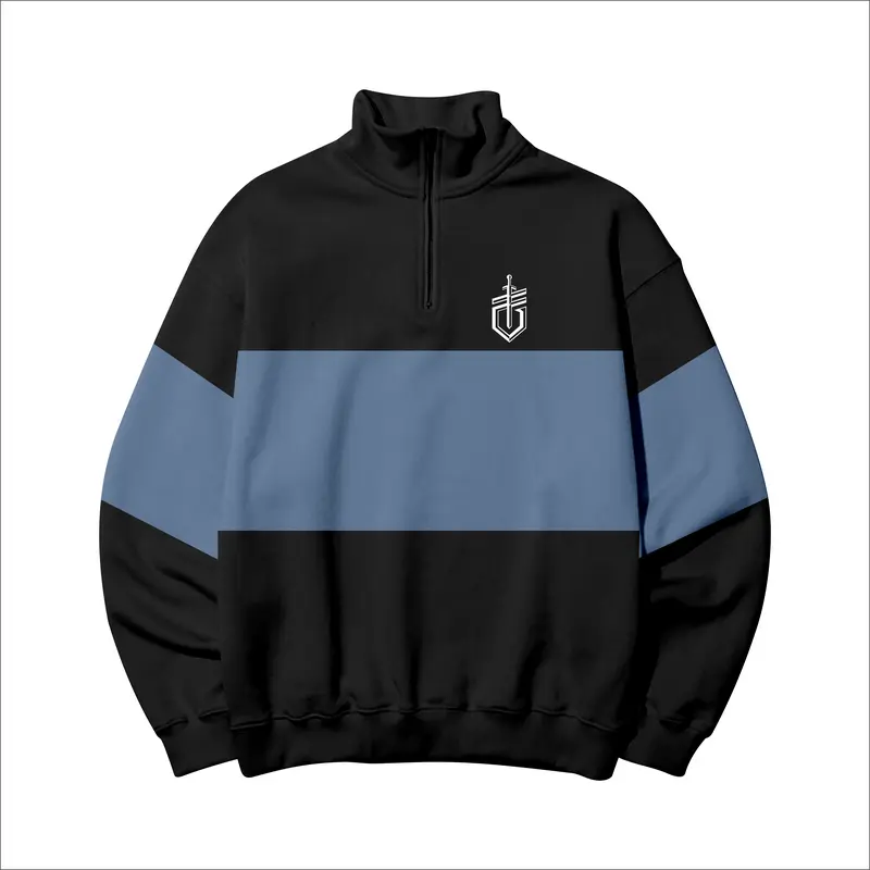 sweater rugby mtrl sweater unisex halfziper 4