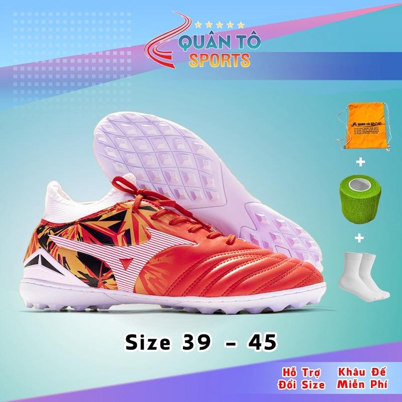 Mizuno Giày Bóng Đá Neo 4 ELITE Đế Cao Su Đệm EVA Cổ Cao Đã Khâu Full Đế Sân Cỏ Nhân Tạo Size 39-45 Tặng Bình Xịt Khử Mùi Tất Dệt Kim Băng Cuốn Chân 