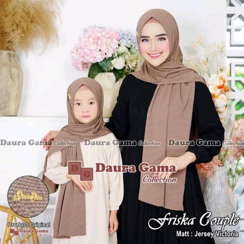 Hijab Pasmina Instan Ibu Dan Anak/ Phasmina Jersey Couple 2in1 0