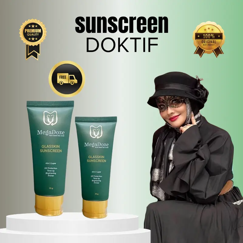 [DOKTIF] MEGADOZE SUNSCREEN DENGAN UV PROTECTION KOMPLIT 0