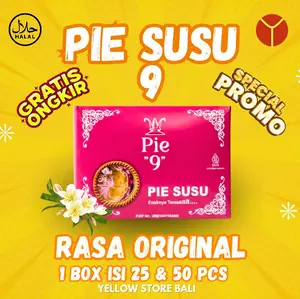 PIE SUSU 9 Rasa Original isi 25pcs dan 50 pcs - Oleh-Oleh Khas Bali