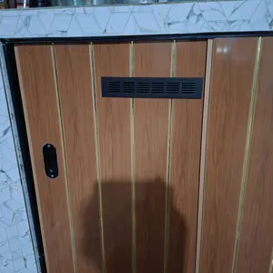 5 x20 cm Lubang Hawa / Lobang Ventilasi / Saringan Angin Kotak Alumunium Anodize Black Huben
