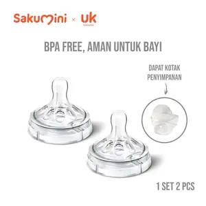 Sakumini Dot Botol Susu Bayi Pacifier isi 2pcs