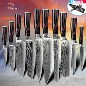 Kitchen Knives Set Chef knife 7CR17 High Carbon Stainless Steel