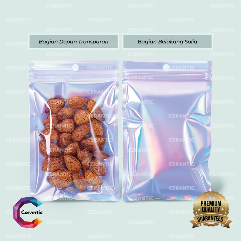 Kantong / Pouch Datar - Plastik Klip Warna Warni Pelangi Semua Ukuran 5