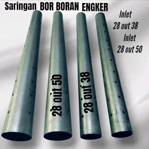 sarbor inlet 28 ke 38 dan 28 ke 50 bor boran 4×3 engker panjang 40 cm saringan bor boran knalpot universal