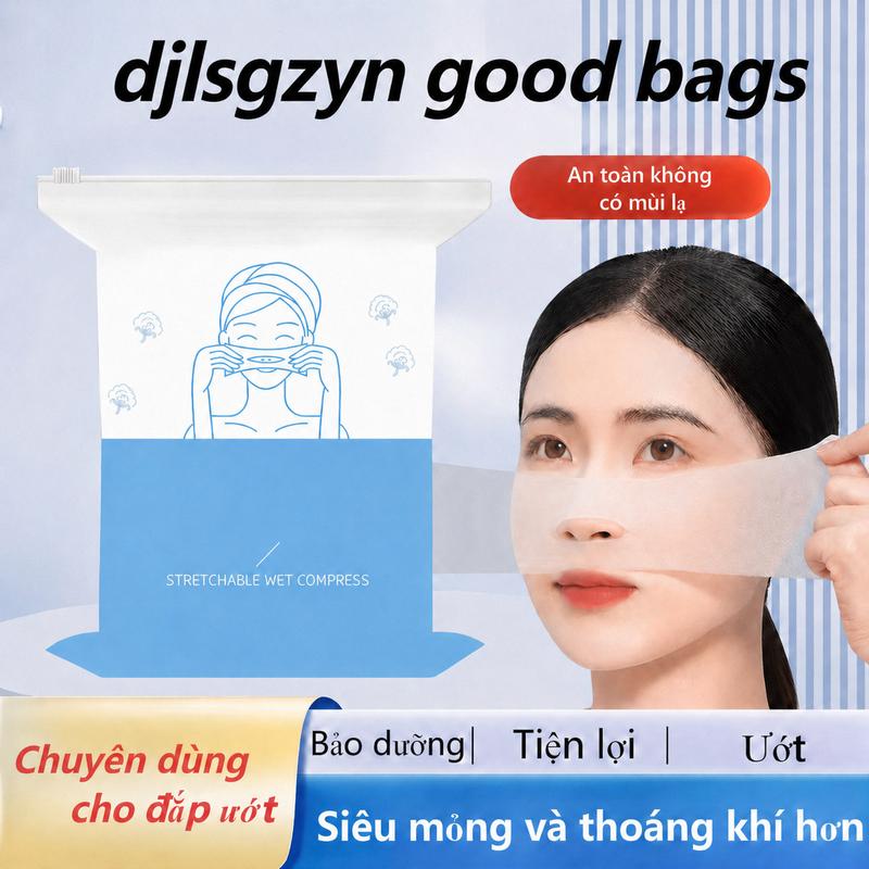 Mặt Nạ Giấy Nén Chuyên Dụng 200 Miếng - Độ Co Giãn Cao, Tạo Mặt Nạ Tự Động Với Mọi Loại Nước Hoa Hồng/Tinh Dầu,Tiết Kiệm
