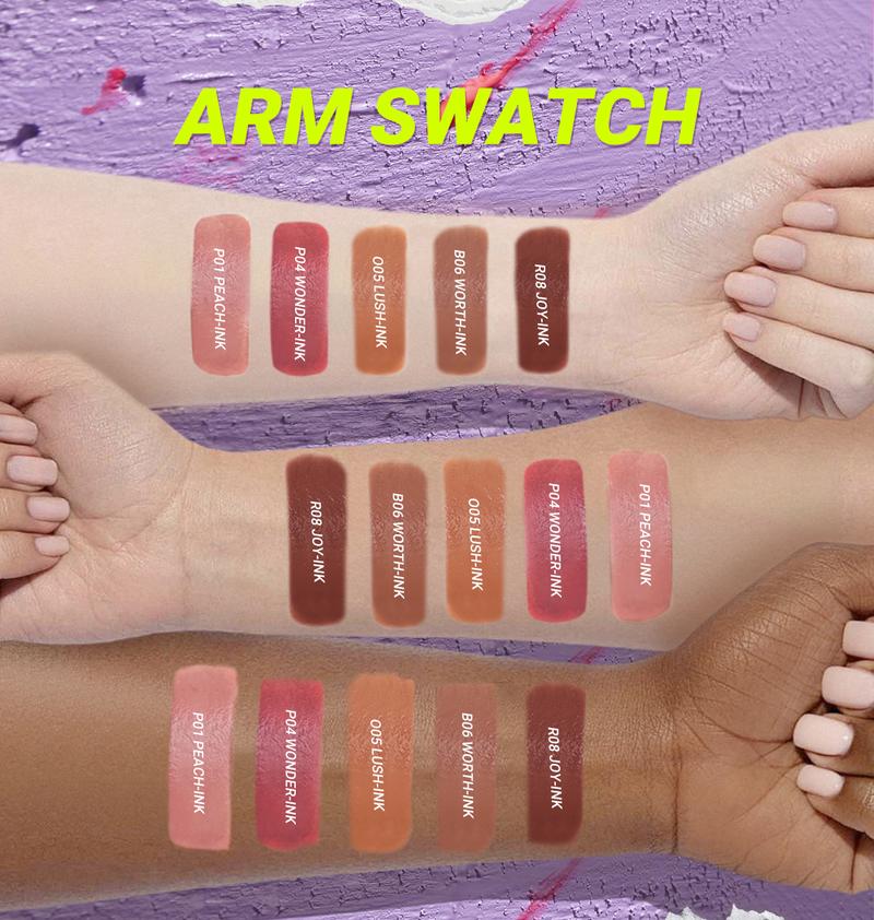 Product Introduction of [BEST SELLING] DAZZLE ME Ink-Matte Lip Cream Matte Moisturizing Tahan Lama Coverage Lip Cream dengan hasil akhir Matte Finish & Tahan 12 Jam 10