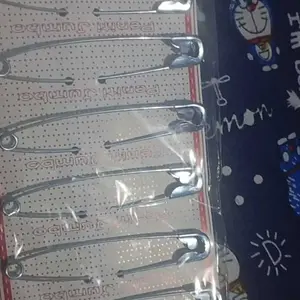 SATU PACK 6 PCS Peniti Jumbo Kit Kasur Stainless Ukuran 7,5 cm Tahan Karat Serbaguna untuk Sprei Tirai dan Dekorasi Ringkas Praktis