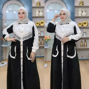 AFV.CO (Nora Hitam) gamis fashion premium wanita
