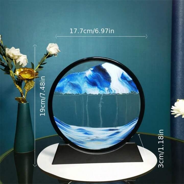 Lukisan Pasir Dekorasi Ukuran 18cm 1
