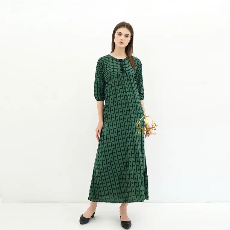 Sekar Jagat Collection – Dress Matrix Rayon Premium | Adem, Nyaman & Stylish – Dress Terbaru 2025 6