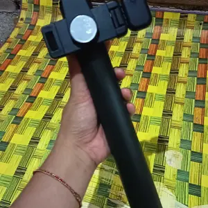 Tongsis Tripod 1,7 Meter LED Light Bluetooth Remote Selfie Shutter Aluminium Vlog Live Selfie Stick Tripod Ngonten Portable Travel Wireless
