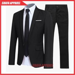 Shafa Apparel - Set Jas Formal Pria slimfit 2In1 2