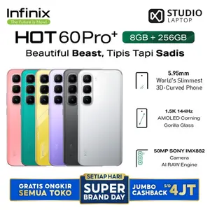 INFINIX HOT 60 PRO PLUS  60I PRO+ X SMART 10 9 PLUS HANDPHONE PONSEL ANDROID GARANSI RESMI