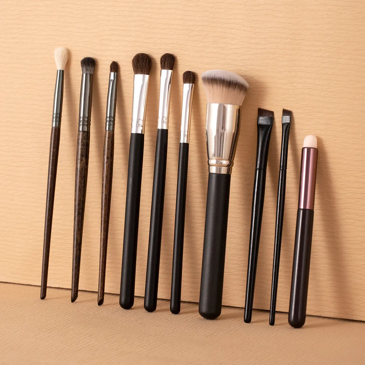 OVW 10PCS Makeup brush set Foundation brush set complete makeup brush for beginners OVW10pcs