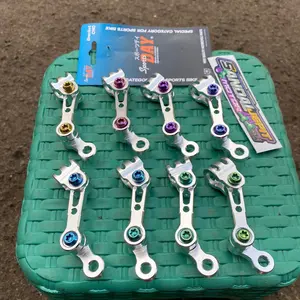 ￼BREKET PANGKON SELANG SLANG REM DEPAN CNC SET BAUT TITANIUM GR5 PANGKON SELANG REM DEPAN CNC BREKET SELANG REM DEPAN CNC CB GL MP TIGER GL100 NINJA R RR SS PANGKON SELANG REM DEPAN SET BAUT TITANIUM