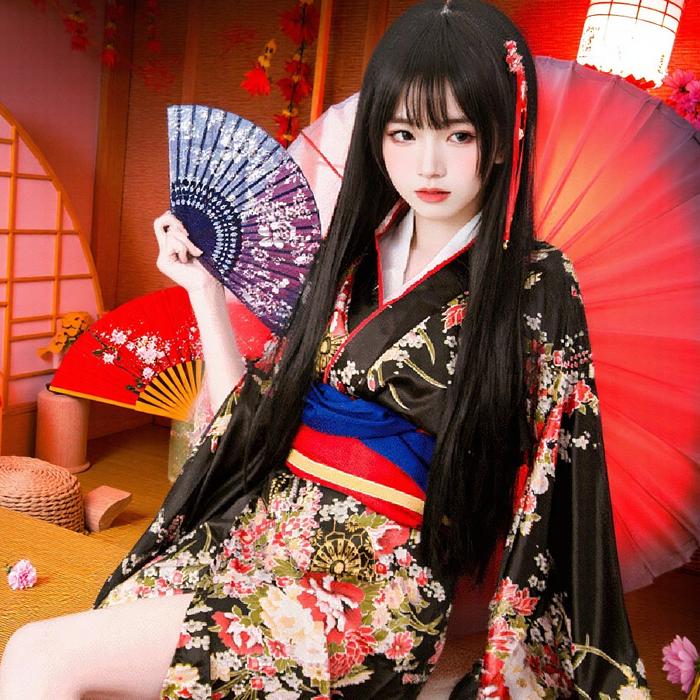 Jual Kostum kimono baju cosplay Enma AI Yukata Anime Manga ...