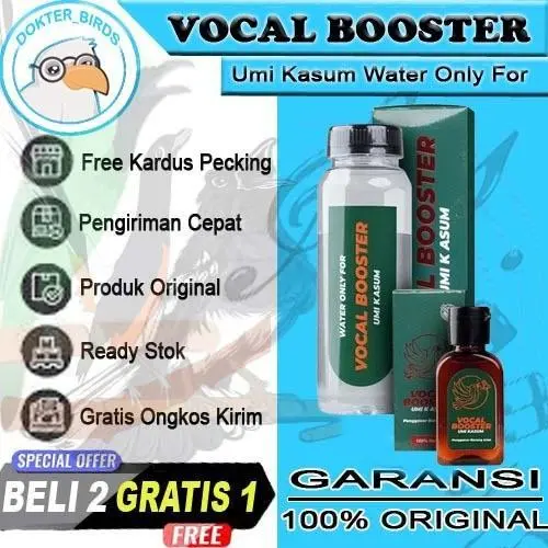 VOCAL BOOSTER UMI KASUM - Minuman Burung Isian Multivitamin Penggacor Burung Masteran