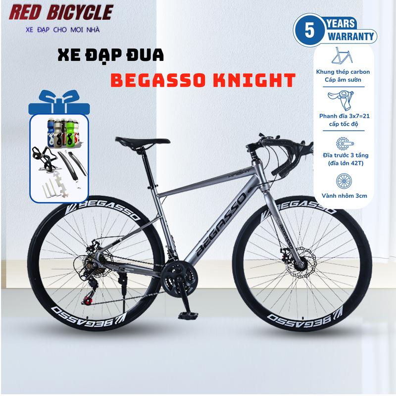 Xe Đạp Đua BEGASSO KNIGHT 21 tốc độ giá rẻ | Xe Đạp Road Bike Tay Cong Thể Thao Sports track bike