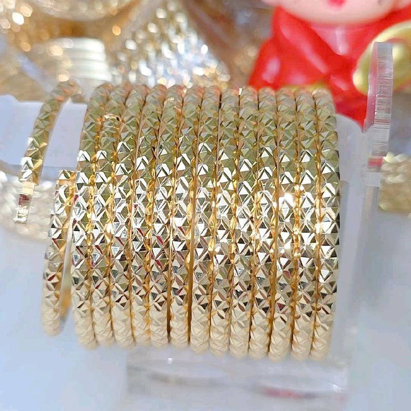  Vòng Ximen Chạm Kim Cương 4 Li Cọng Tròn Đồng Đỏ Màu 750 Miền Tây Đeo Hàng Ngày Rửa Bằng Xà Bông Rửa Chén Để Giữ Độ Sáng Cho Sản Phẩm 