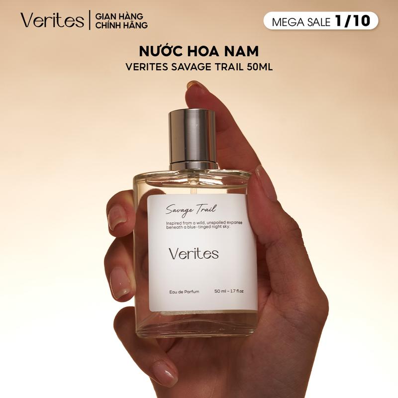 [ DATE 10/2026 ] Nước Hoa VERITES Savage Trail 50ml Hương Thơm Mạnh Mẽ, Lịch Lãm, Nam Tính EDP 20%