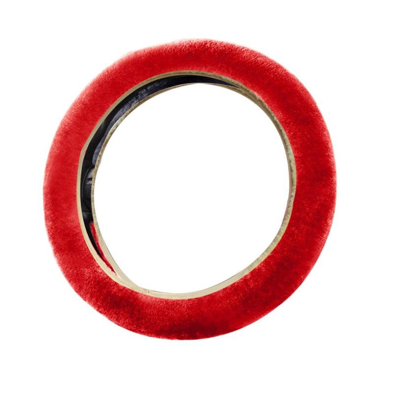 Product Introduction of Universal Warm Plush Car Steering Wheel Cover Gearshift Women Protector Soft Decoration Y4J5 26