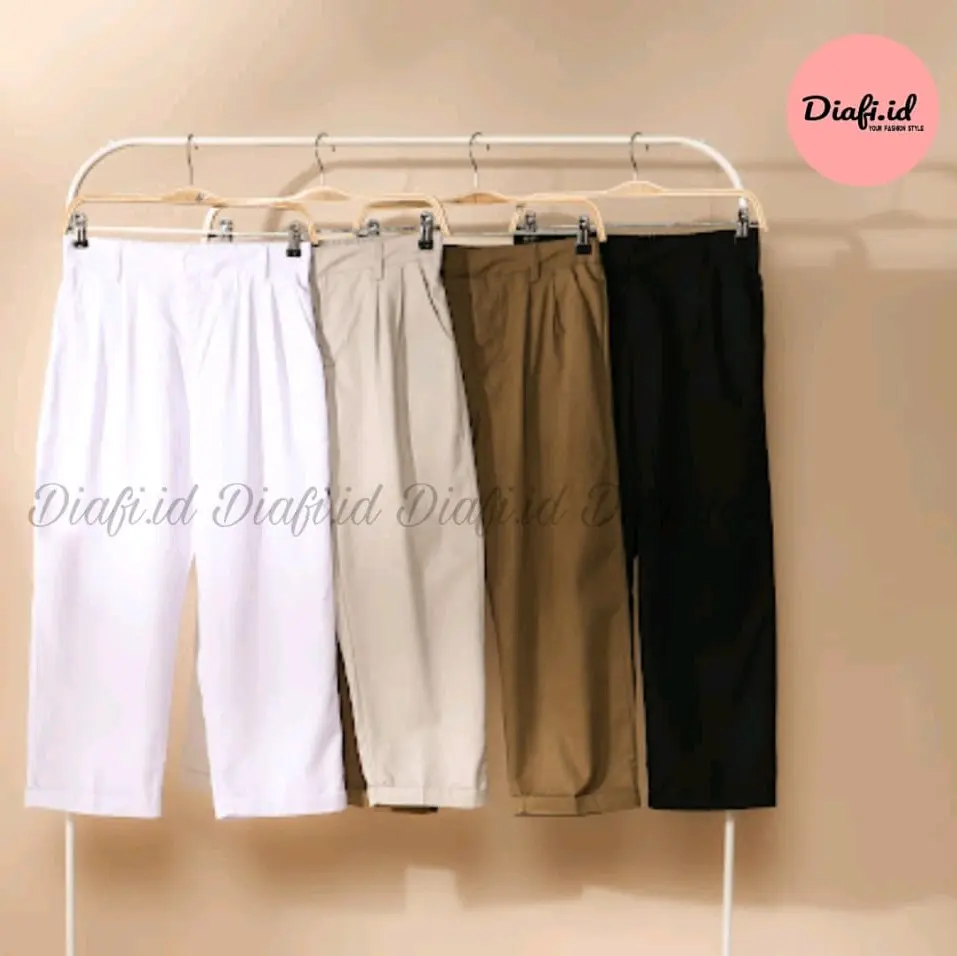 DIAFI - ANKLE PANTS UNIONE Celana Wanita ( Kualitas Premium )