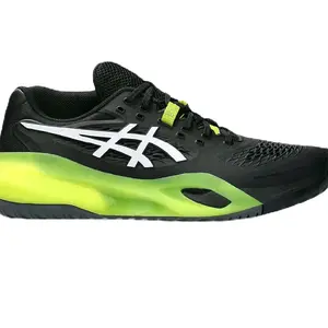 Sepatu Padel Resolution X Clay Tennis - Black/Lime