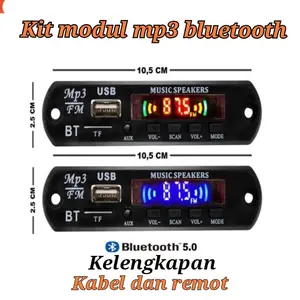 kit modul mp3 bluetooth AUX FM DAN Bluetooth 5.0 terbaru