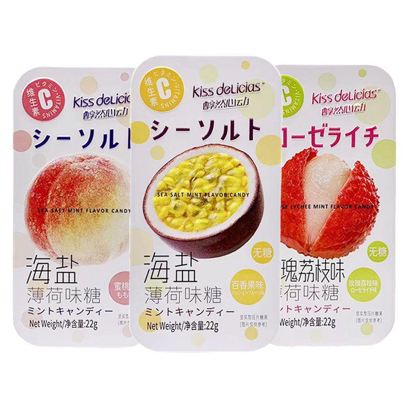 [KISS DELICIAS] Sea Salt Mint-Passion Fruit/Rose Lychee/Peac - TikTok ...