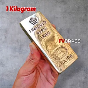 MINIATUR LOGAM MULIA FINE GOLD 999.9 EMAS BATANGAN 1 KILO MERCHANDISE KANTOR / ETC-028