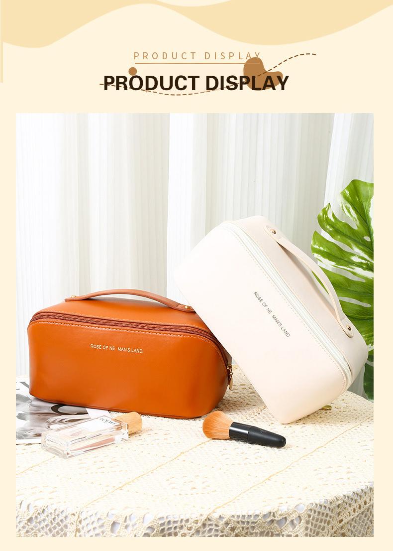 Product Introduction of Túi Trang Điểm, Chất Liệu PU, Dung Tích Lớn, Làm Đẹp Cao, Thích Hợp Để Rửa Trang Điểm, Túi Đựng Đồ, Cầm Tay 14