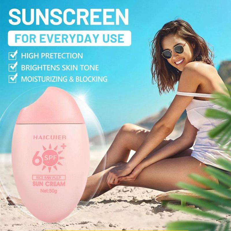 Kem chống nắng 50 g SPF50 PA+++, chống nước, bảo vệ tia UV, dưỡng ẩm cho da mặt T8L2