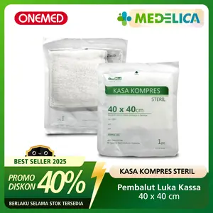 Kasa Kompres Steril ONEMED 40 x 40cm | Pembalut Luka Kassa One Med