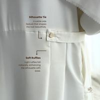 Gambar HIJABERLIN - Ghumaisha Outer Dress Premium Haji and Umroh - White dari Hijaberlin Kota Depok 4 Tokopedia