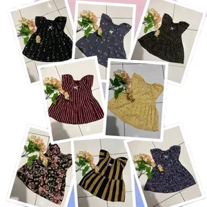 DRES ANAK UMUR 1-3THN 50K(6PCS) MOTIF RANDOM Rayon Anak-Anak