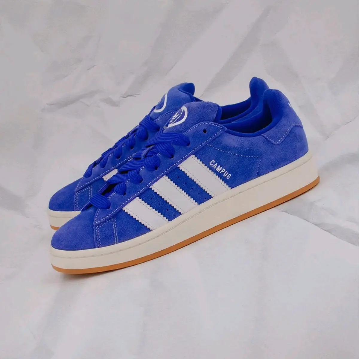 Sepatu Add Campus pria dan wanita Model Tali Gendut Tebal warna biru langit terbaru sole putih gum gem Casual Shoes Sneakers Snekers Kasual Hitam sale